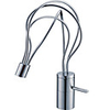 Post Modern Solid Brass Bathroom Sink Faucet - Chrome Finish