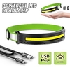 Powerful LED Headlamp COB Headlight USB Rechargeable Head Flashlight Torch Waterproof Camping Fishing Lantern Red Warning Light Lightinthebox
