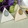 Pyramid Wedding Favor Boxes - Set of 12 (More Colors)