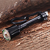 QS-04 Rechargeable 5-Mode 1xCree XM-L U2 Waterproof Diving Flashlights(2x18650, 1800LM)Black