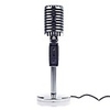 R8-M06 Net Chat Network Microphone Computer Karaoke Microphone - Silver (3.5mm Plug / 192cm-Cable)