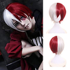 Red And White Wigs For Women Anime Cosplay Wigs Short White Red Mixed Hair Halloween Costume Party Wigs (Todoroki Shōto) Lightinthebox
