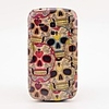 Red Heart Skull Pattern Hard Back Cover Case for Samsung Galaxy S3 Mini I8190