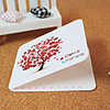 Red Heart Tree Birthday Everyday Card (Set of 50)