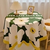 Retro INS Plaid Table Cloth Japanese Fresh Checkered Tablecloth Bedroom Dormitory Dressing Table Mat Rectangular Tablecloth Desk Decor Background Fabric Lightinthebox