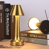 Retro Metal Bar Table Lamp Rechargeable Bar Desk Night Light Touch Dimmer Lighting Room Decor Luces Led Camping Bedroom Coffee Hotel Decoration Lights Lightinthebox