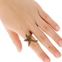 Retro Naughty Starfish Shaped Ring