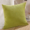 Retro Plaid Solid Embossed Decorative Pillow With Insert