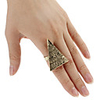 Retro Pyramid Opening Ring