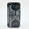 Retro Radio Style Pattern Hard Case for iPhone 4/4s