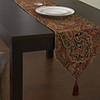 Retro Style Multi-color Floral Cotton Table Runner