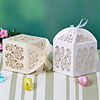 Ribbon Bowknot Laser Cut Box(More Colors)-Set of 12