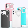 Ring Light Flash Phone Case for iPhone 12 Pro Max 11 Pro Max LED Selfie Flashlight Video Light Lamp Cellphone Case Back Cover for iPhone 11 12 Lightinthebox