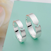 Ring Mismatched Silver Copper Silver-Plated Stylish Artistic Simple 1 Pair Adjustable / Couple