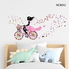 Romantic Flower Fairy Butterfly Cartoon Girl Wall Stickers Removable Porch Bedroom TV Background Wall Romantic Decoration Wall Stickers Children