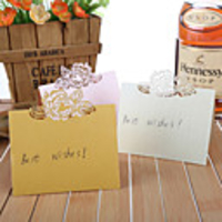 Roses Laser Cut Place Card - Set of 12 (More Colors)