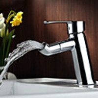 Rotatable Hot And Cold Water Mixer Brass Bathroom Sink Faucet