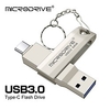Rotating USB Stick High Speed 128gb Metal Type C USB2.0 Flash Drive OTG 128GB Pendrive External Storage Micro Memory Stick Type-C Pen Drive Lightinthebox