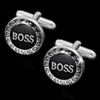 Round "Boss" Cufflinks