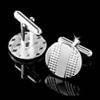 Round Cufflinks In Gift Box