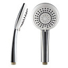 Round Hand Shower with 3 Functions - Chrome Finish