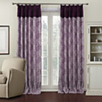 Royal Stretched Branches Lined Blackout Curtain Panel