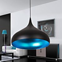 Rustic Minimalist 1 Light Pendant with Anti-Rust Shade