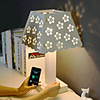 Rustic Nature-Inspired Table Lamps With Usb Interface And Plum Blossom Pattern