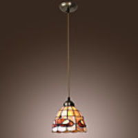 Rustic Pretty Pendant Light With Floral Pattern