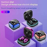 S6 SE TWS Wireless Earphone Cool Breath Light Power Display 5.1 Touch Bluetooth Earphone Waterproof Color Earphone Lightinthebox