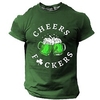 Shamrock Beer Daily Designer Casual Men