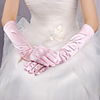 Simple Design Satin Fingertips Elbow Length Wedding/Evening Gloves(More Colors)
