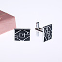 Simple Rectangular Cufflinks