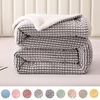 Simplicity Milk Velvet Blankets for Beds Leisure Time Magic Blanket Children Blanket Living Room Bedroom Sofa Travel Blankets Bedding Plush Cover for BedThrow Blanket Air Conditioning Room Lightinthebox