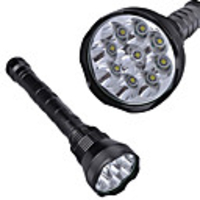 SingFire SF-122 5-Mode 9xCree XM-L T6 LED Flashlight (9000LM,  3x26650,  Black)