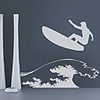 Skating Man Wall Stickers