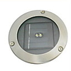 Solar powered 2-LED Warm Yellow Light Underground Landscape Garden Lamp (2-Pack)