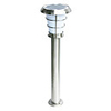 Solar Powered 4 - LED Lawn Lights with White Shade