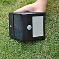 Solar Powered 4 Led Pir Sensor Outdoor Light(Cis-57164)