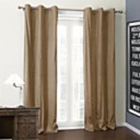 Solid Chocalate Coating Thermal Curtain Panel