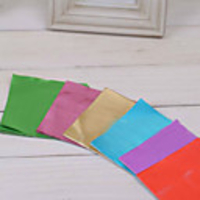 Solid Color Aluminized Chocolate Wrapper - Set of 100 (More Colors)