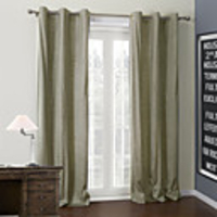 Solid Silver Coating Thermal Curtain Panel