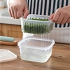 Square Airtight Fresh-keeping Box Ginger Garlic Onion Food Refrigerator Storage Box Plastic Draining Fresh-keeping Container Lightinthebox