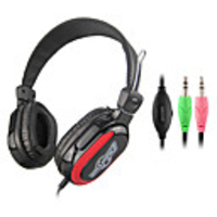 Stereo Hi-Fi 3.5mm On-Ear Headphone with Mic and Remote CY-713 (Black)