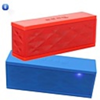 Stereo Powerful Wireless Bluetooth Boom box Speaker for iPhone,  tablet-Red/Black