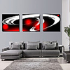 Stretched Canvas Art Abstract Magic Set of 3
