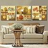 Stretched Canvas Art Botanical Trees Set of 3