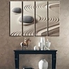 Stretched Canvas Art Still Life Pile of Stones And Sand Set of 4