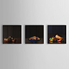 Stretched Canvas Art Still Life Tomatoes Green Pepper by Geoffrey Ansel Agrons Set of 3