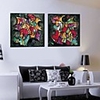 Stretched Canvas Art The Geometry Of The Abstract Set of 2